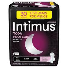 ABSORVENTE INTIMUS NOTURNO SUAVE ABAS C.30