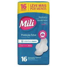 ABSORVENTE MILI PROT.TOTAL SUAVE ABAS C.16