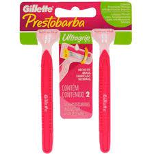 AP.DEPILAR GILLETTE PRESTO.2 ULTRAGRIP ROSA 2UN