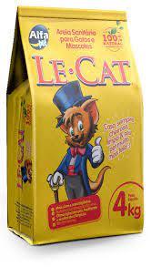 AREIA LE CAT GRANULADA 4KG