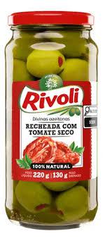 AZEITONA RIVOLI RECH.TOMATE SECO VD 130G