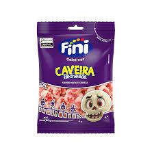 BALA FINI CAVEIRA RECHEADA 80G