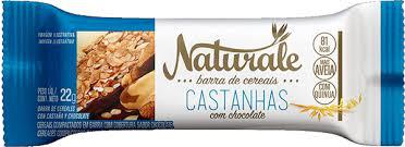 BARRA CEREAL NATURALE CASTANHA CHOCOLATE 22G