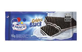 BISC.WAFER PANCO GOLDEN BLACK 112G