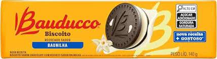 BISCOITO RECH.BAUDUCCO BAUNILHA 140G