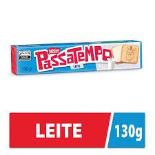 BISCOITO RECH.PASSATEMPO LEITE 130G