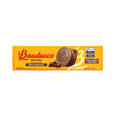 BISCOITO RECHEADO BAUDUCCO DUPLO CHOCOLATE 140G