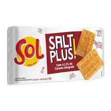 BISCOITO SOL SALT PLUS INTEGRAL 360G