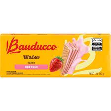 BISCOITO WAFER BAUDUCCO MORANGO 140G