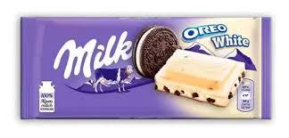 CHOCOLATE MILKA OREO BRANCO 100G