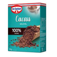CHOCOLATE SOLUV.DR.OETKER 100% CACAU 150G