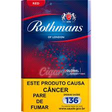 CIGARRO ROTHMANS LONDON GLO RED BOX