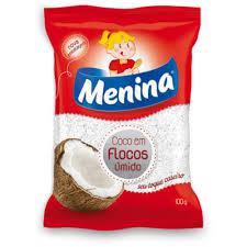 COCO RALADO MENINA FLOCOS ADOCADO 100G