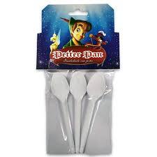 COLHER DESC.PETTER PAN BRANCO 10UN