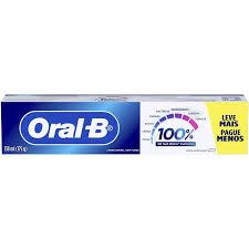 CREME DENT.ORAL B 100% MENTA REFRESCANTE 175G