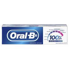 CREME DENT.ORAL B 100% MENTA REFRESCANTE 70G