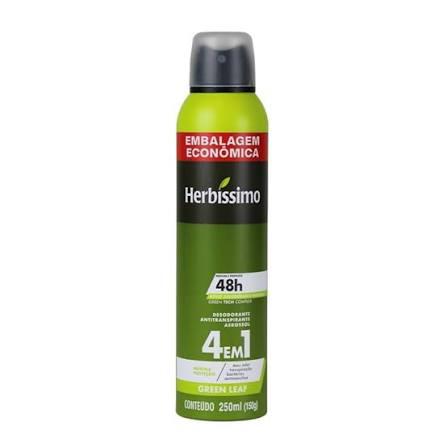 DESODORANTE HERBISSIMO AERO MEN GREEN LEAF 250ML
