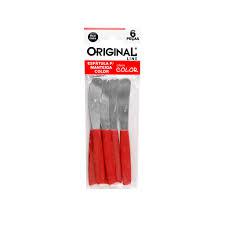 ESPATULA MANTEIGA ORIGINAL LINE COLOR VERMELHO C.6