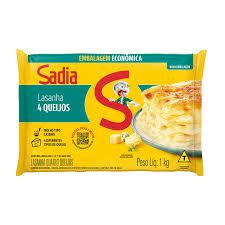 LASANHA SADIA 4 QUEIJOS 1KG