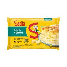 LASANHA SADIA 4 QUEIJOS 600G