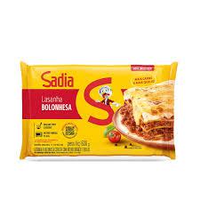 LASANHA SADIA BOLONHESA 600G