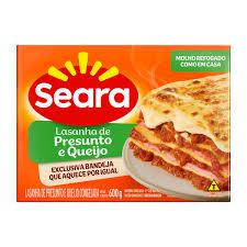 LASANHA SEARA PRESUNTO E QUEIJO 600G