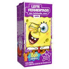 LEITE FERM.ELEGE BOB ESPONJA UVA 160G