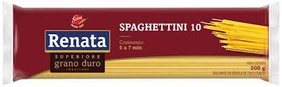 MACARRÃO RENATA SUPERIORE SPAGHETTINI 10 500G
