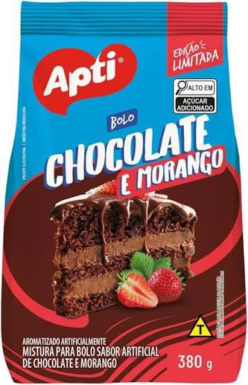 MIST.BOLO APTI CHOCOLATE MORANGO 380G