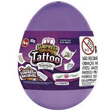 OVO SURPRESA TATTOO MENINA 10G