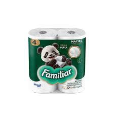 PAPEL HIGIENICO FAMILIAR F.DUPLA 30M 4UN