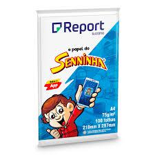 PAPEL SULFITE SENINHA A4 100FLS