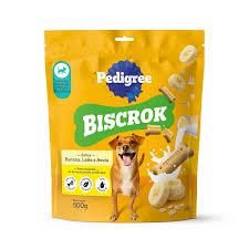 PETISCO PEDIGREE BISCROK BANANA LEITE AVEIA 500G