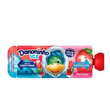 PETIT SUISSE DANONINHO ICE MIX MORANGO 70G