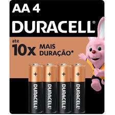PILHA DURACELL AA 4UN