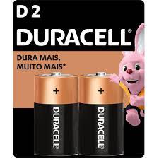 PILHA DURACELL D GRANDE 2UN