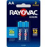 PILHA RAYOVAC ALCALINA AA 2UN