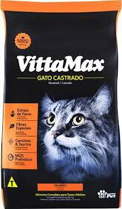 RAÇÃO VITTAMAX GATO CASTRADO SALMAO 1KG