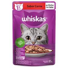RACAO WHISKAS SACHE CARNE 85G