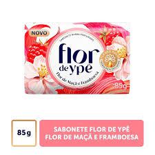 SABONETE FLOR DE YPÊ FLOR DE MAÇÃ E FRAMBOESA 85G