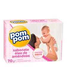 SABONETE POM POM OLEO AMENDOAS 80G