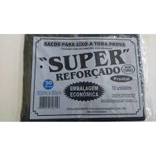 SACO LIXO SUPER REFORCADO 50LT C/10UN