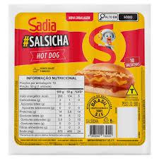 SALSICHA SADIA HOT DOG 500G