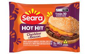 SANDUICHE HOT HIT SEARA X-BACON CHEDDAR 145G