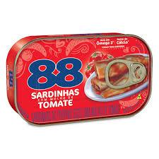 SARDINHA 88 TOMATE 84G PD