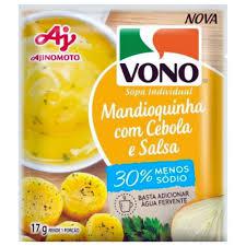SOPA VONO MANDIOQUINHA CEBOLA SALSA MEN.SODIO 17G