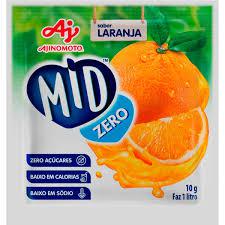 SUCO MID ZERO LARANJA 8G