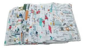 TOALHA LANCHEIRA ESTAMPAS 35X40CM