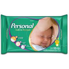 TOALHA UMED.PERSONAL BABY 50UN