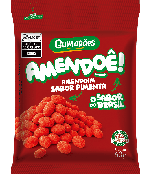AMENDOIM GUIMARAES 60G PIMENTA